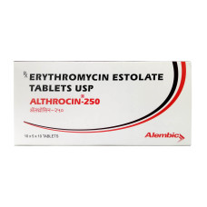 エリスロマイシン250mg10錠（アルスロシン）