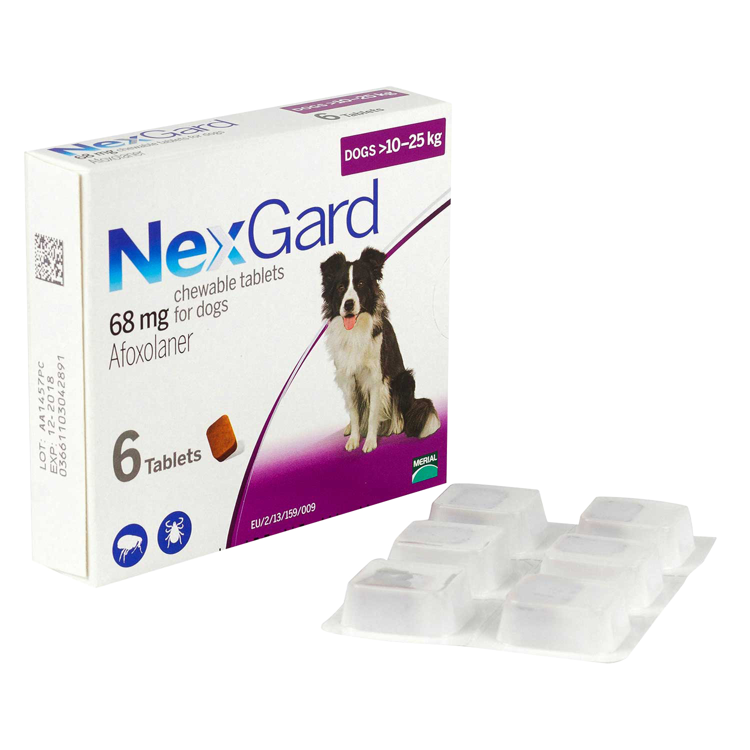 ネクスガード68mg 大型犬用 6チュアブル入り通販 ノミマダニ駆除 ペット薬通販のベストケンコー