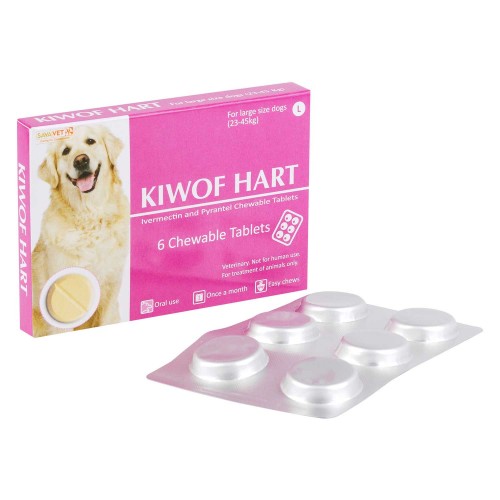 キウォフハート大型犬用通販 フィラリア 寄生虫 ペットの薬通販ベストケンコー