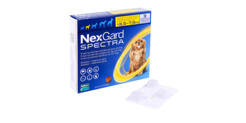 ネクスガードスペクトラ(小型犬用3.5～7.5kg未満)通販｜フィラリア 